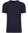 SP325 Spasso Unisex Organic Cotton Linen Blend T-Shirt Navy colour image